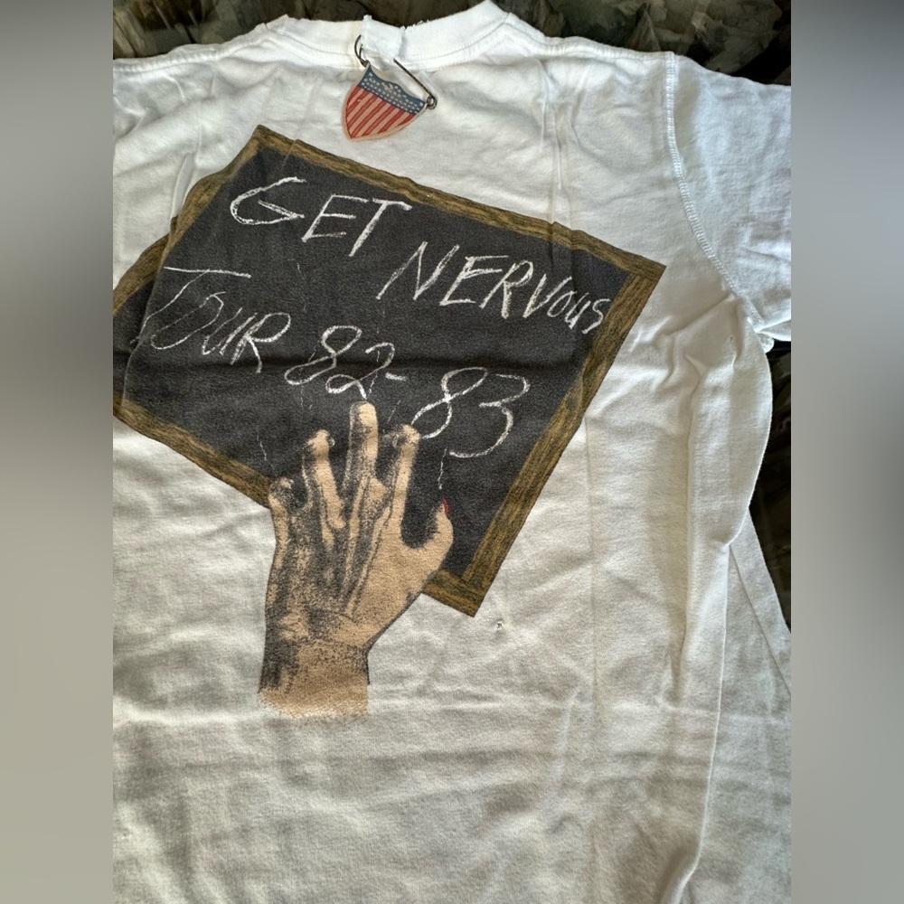 RARE MADEWORN NWT MadeWorn Pat Benatar 1982 Tee in Off White—XS - Picture 4 of 5
